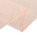 Blush Premium Scuba Round Tablecloth, Wrinkle Free Seamless Polyester Tablecloth