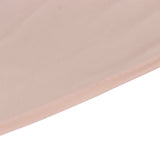 Blush Premium Scuba Round Tablecloth, Wrinkle Free Seamless Polyester Tablecloth