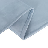 Dusty Blue Premium Scuba Wrinkle Free Round Tablecloth, Seamless Scuba Polyester Tablecloth