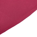 Burgundy Premium Scuba Wrinkle Free Round Tablecloth, Seamless Scuba Polyester Tablecloth