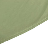 Dusty Sage Green Premium Scuba Wrinkle Free Round Tablecloth, Seamless Scuba Polyester Tablecloth