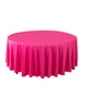 Scuba Round 108" Tablecloth Fuchsia - Wrinkle Free & Stain Resistant Table Cover