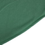 Hunter Emerald Green Premium Scuba Wrinkle Free Round Tablecloth, Seamless Scuba Polyester Tableclot