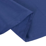 Navy Blue Premium Scuba Wrinkle Free Round Tablecloth, Seamless Scuba Polyester Tablecloth