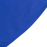 Royal Blue Premium Scuba Wrinkle Free Round Tablecloth, Seamless Scuba Polyester Tablecloth