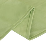  Sage Green Premium Scuba Wrinkle Free Round Tablecloth, Seamless Scuba Polyester Tablecloth