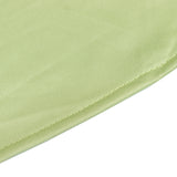  Sage Green Premium Scuba Wrinkle Free Round Tablecloth, Seamless Scuba Polyester Tablecloth