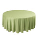  Sage Green Premium Scuba Wrinkle Free Round Tablecloth, Seamless Scuba Polyester Tablecloth