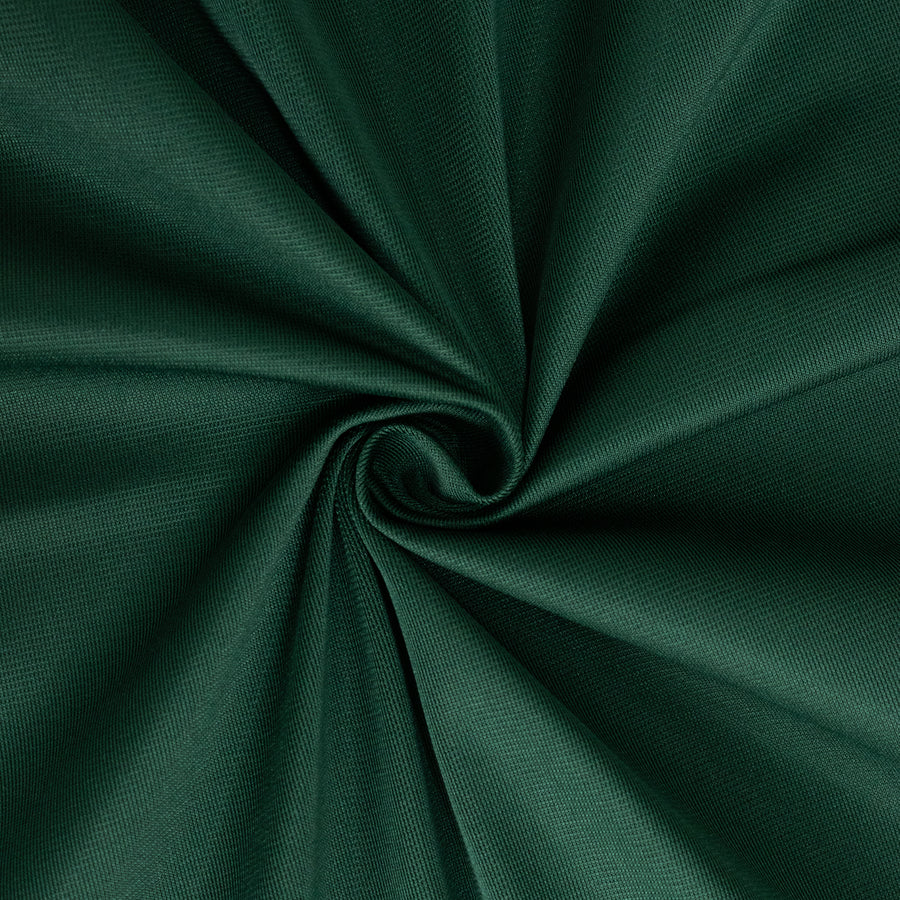 120inch Hunter Emerald Green Premium Scuba Wrinkle Free Round Tablecloth#whtbkgd