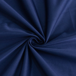 <strong>Seamless Navy Blue Polyester Tablecloth</strong>