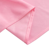 120inch Pink Premium Scuba Wrinkle Free Round Tablecloth, Seamless Scuba Polyester Tablecloth