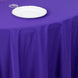 120inch Purple Premium Scuba Wrinkle Free Round Tablecloth, Seamless Scuba Polyester Tablecloth