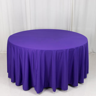 <strong>Purple Premium Scuba Tablecloth</strong>