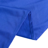 120inch Royal Blue Premium Scuba Wrinkle Free Round Tablecloth, Scuba Polyester Tablecloth