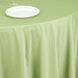 120inch Sage Green Premium Scuba Round Tablecloth, Seamless Scuba Polyester Tablecloth