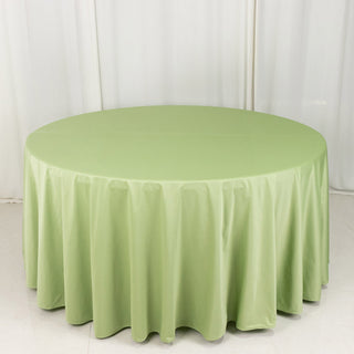 <strong>Sage Green Premium Scuba Tablecloth</strong>