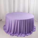 Lavender Lilac Premium Scuba Wrinkle Free Round Tablecloth, Seamless Scuba Polyester Tablecloth