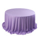 Lavender Lilac Premium Scuba Wrinkle Free Round Tablecloth, Seamless Scuba Polyester Tablecloth