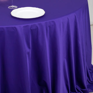 Stunning Purple Scuba Round Tablecloth