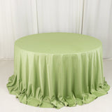 Sage Green Premium Scuba Wrinkle Free Round Tablecloth, Seamless Scuba Polyester Tablecloth
