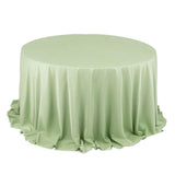 Sage Green Premium Scuba Wrinkle Free Round Tablecloth, Seamless Scuba Polyester Tablecloth