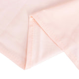 60x102inch Blush Premium Scuba Wrinkle Free Rectangular Tablecloth, Seamless Scuba Polyester