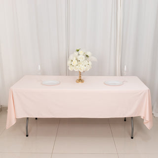Blush Premium Scuba Rectangular Tablecloth