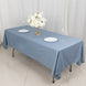 60x102inch Dusty Blue Premium Scuba Wrinkle Free Rectangular Tablecloth, Seamless Scuba Polyester