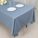 60x102inch Dusty Blue Premium Scuba Wrinkle Free Rectangular Tablecloth, Seamless Scuba Polyester