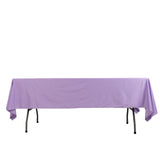  Lavender Lilac Premium Scuba Wrinkle Free Rectangular Tablecloth, Seamless Scuba Polyester