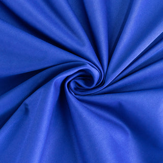 Versatile and Durable Royal Blue Scuba Tablecloth