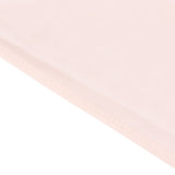 70inch Blush Premium Scuba Wrinkle Free Square Tablecloth, Scuba Polyester Tablecloth