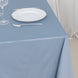 70inch Dusty Blue Premium Scuba Wrinkle Free Square Tablecloth, Scuba Polyester Tablecloth