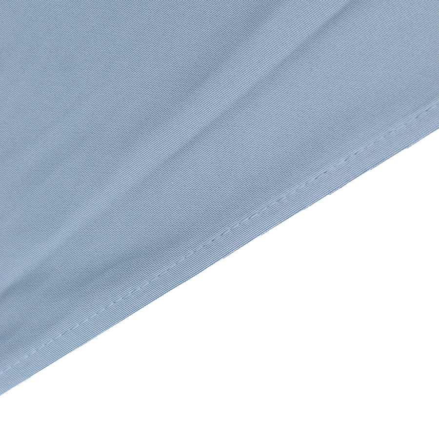 70inch Dusty Blue Premium Scuba Wrinkle Free Square Tablecloth, Scuba Polyester Tablecloth