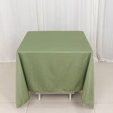 70inch Dusty Sage Green Premium Scuba Wrinkle Free Square Tablecloth
