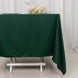 70inch Hunter Emerald Green Premium Scuba Wrinkle Free Square Tablecloth