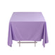 Lavender Premium Scuba Square Tablecloth, Lilac Wrinkle Free Polyester Seamless Tablecloth 70inch