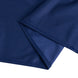 70inch Navy Blue Premium Scuba Wrinkle Free Square Table Overlay