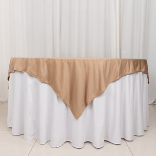 <strong>Nude Premium Scuba Square Table Overlay </strong>