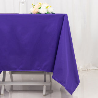<strong>Sophisticated Purple Scuba Square Tablecloth</strong>