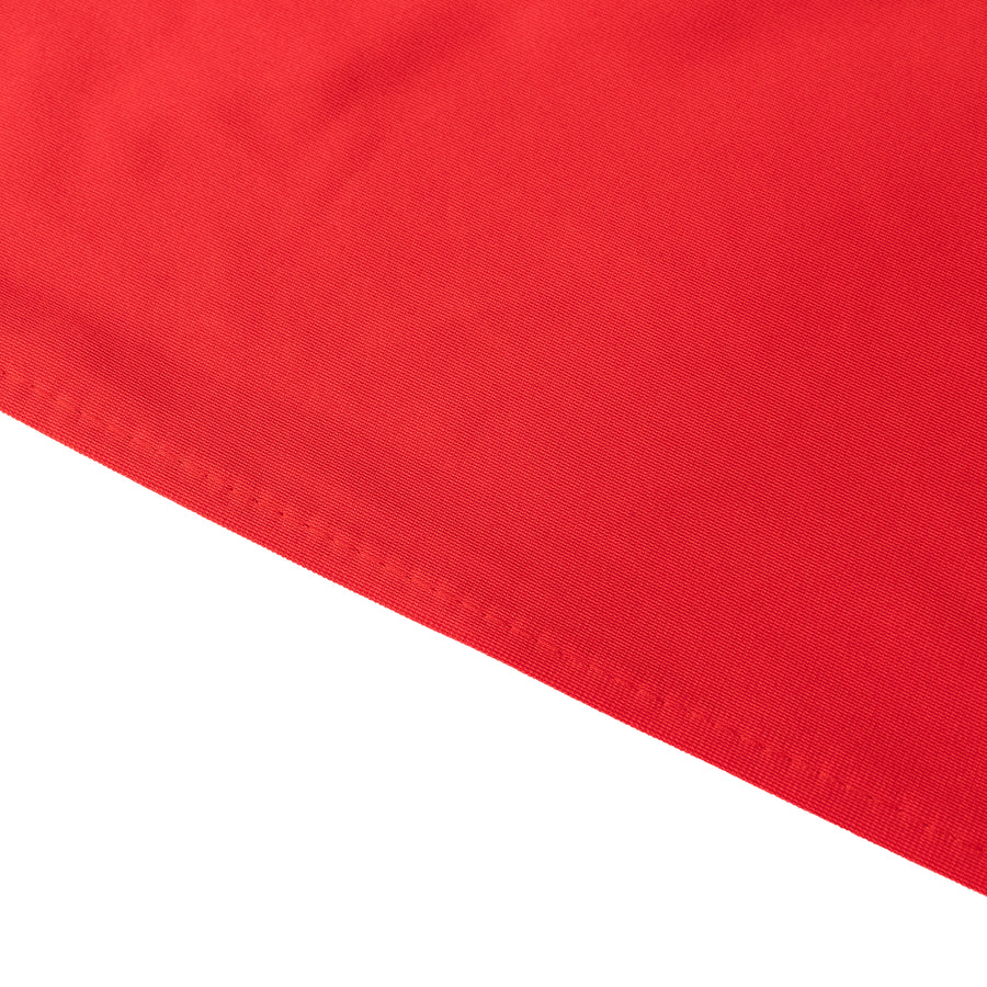 70inch Red Premium Scuba Wrinkle Free Square Tablecloth, Seamless Scuba Polyester Tablecloth