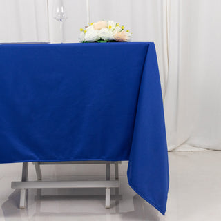 <strong>Sophisticated Royal Blue Scuba Square Tablecloth</strong>