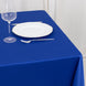 70inch Royal Blue Premium Scuba Square Tablecloth, Seamless Scuba Polyester Tablecloth