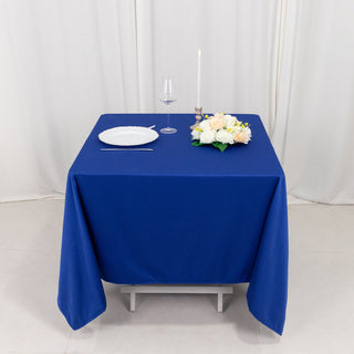<strong>Top-Notch Royal Blue Scuba Square Tablecloth</strong>