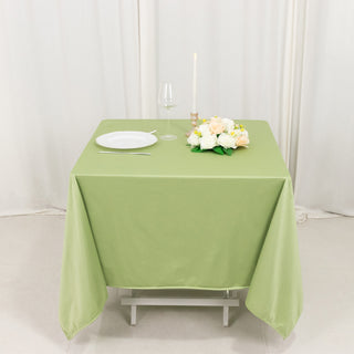 <strong>Top-Notch Sage Green Scuba Square Tablecloth</strong>
