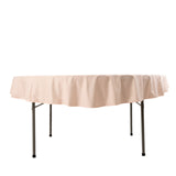 Blush Premium Scuba Round Tablecloth, Wrinkle Free Polyester Seamless Tablecloth - 70inch