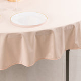 Blush Premium Scuba Round Tablecloth, Wrinkle Free Polyester Seamless Tablecloth - 70inch