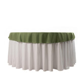 70" Dusty Sage Green Premium Scuba Wrinkle Free Round Tablecloth, Scuba Polyester Tablecloth