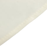 70inch Ivory Premium Scuba Wrinkle Free Round Tablecloth, Seamless Scuba Polyester Tablecloth