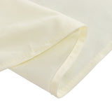 70inch Ivory Premium Scuba Wrinkle Free Round Tablecloth, Seamless Scuba Polyester Tablecloth